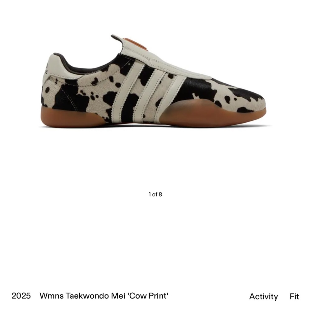 adidas Women's Taekwondo Mei Cow Print Athletic Shoes
